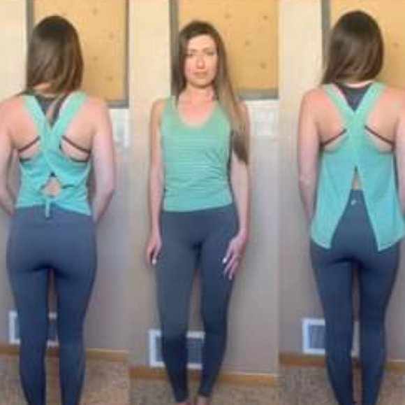 NWT Zyia Forest Split Back Tank - Picture 4 of 4